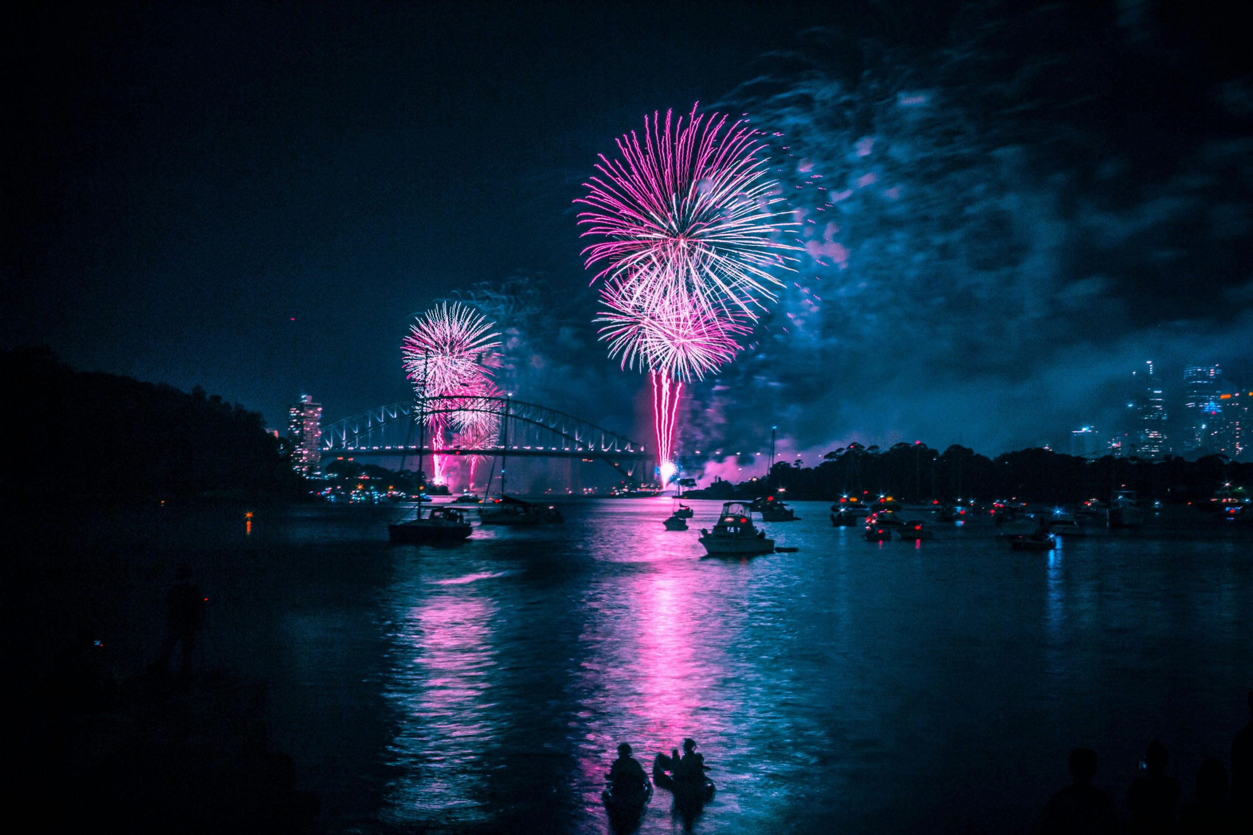 Fireworks in Sydney Harbour