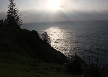 Norfolk Island, sunset