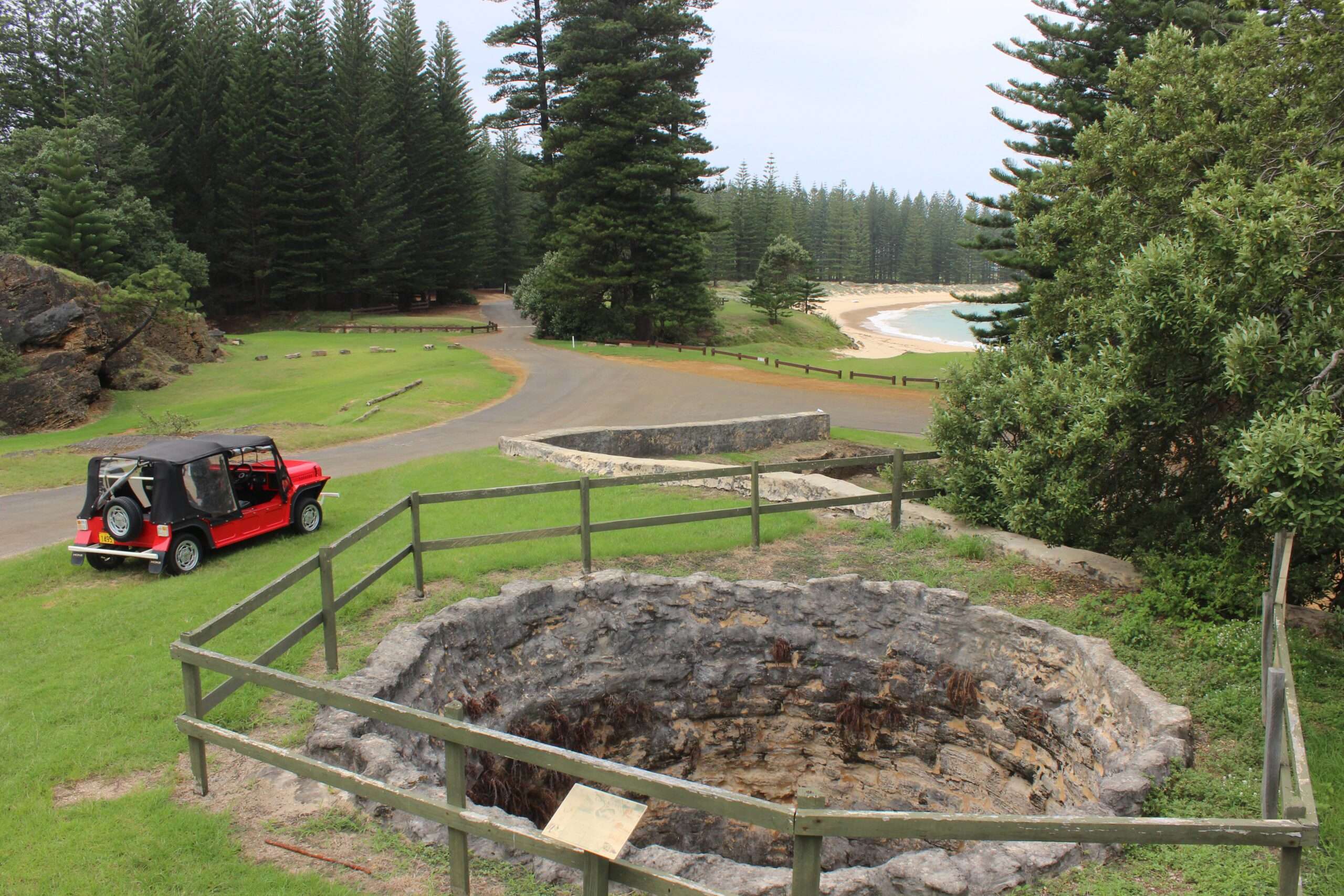 Lime mine, Norfolk Island