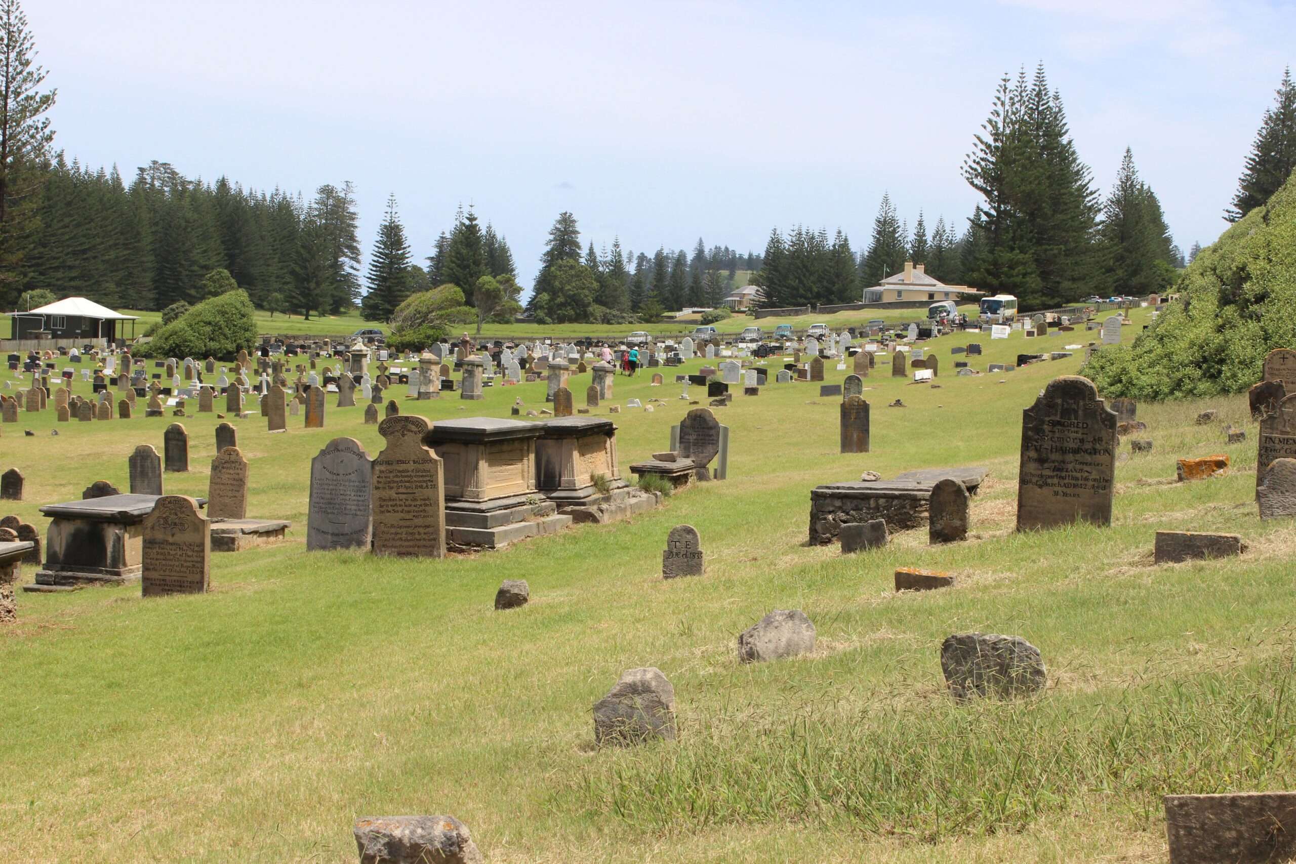 Cemetery on Norfolk Island